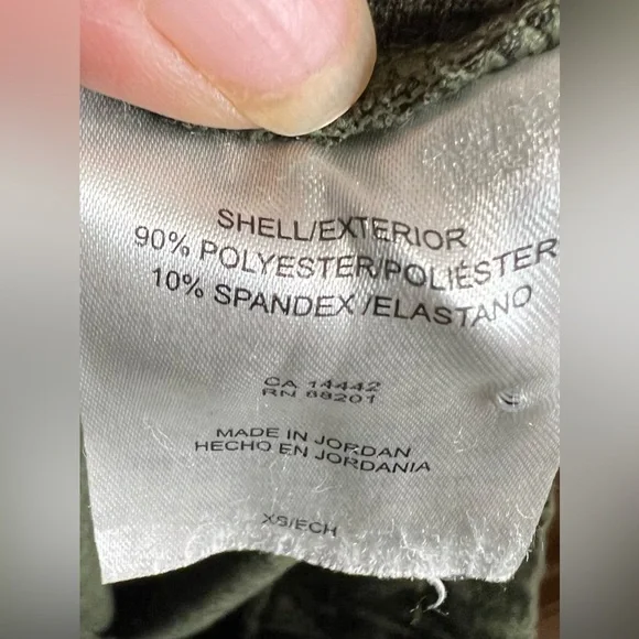 Mondetta Brushed Olive Green Joggers Activewear High Rise Full Length Casual Gym - Picture 15 of 16